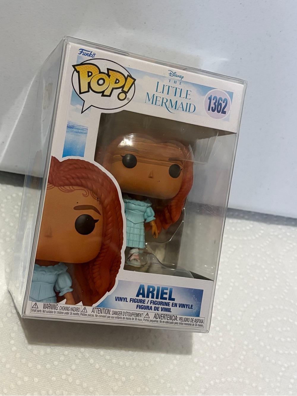 Ariel the little mermaid live action Funko pop in protector